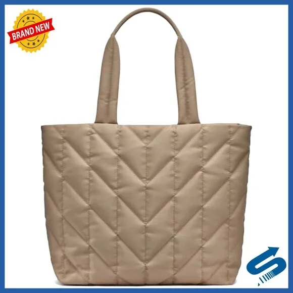 Large Top Zip Tote Bag, Durable Travel Handbag, 14x13x6